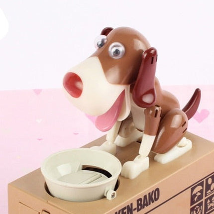Coin Eating Doggy Piggy Money Bank