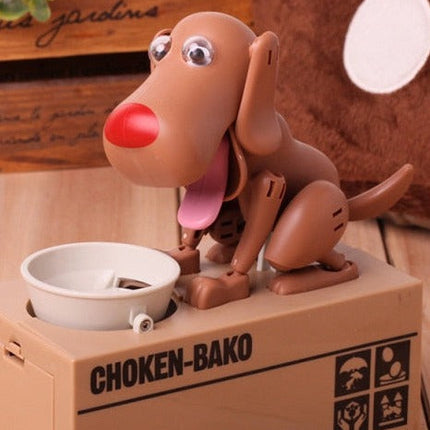 Coin Eating Doggy Piggy Money Bank