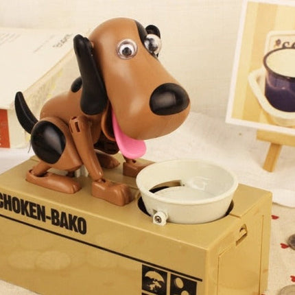 Coin Eating Doggy Piggy Money Bank