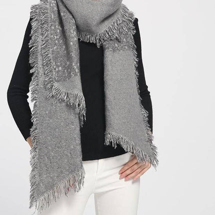 Luxury Women's Shawls Winter Warm Scarf