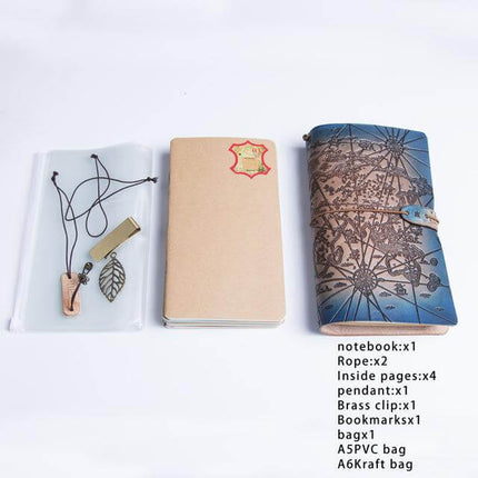 Creative world map book planner