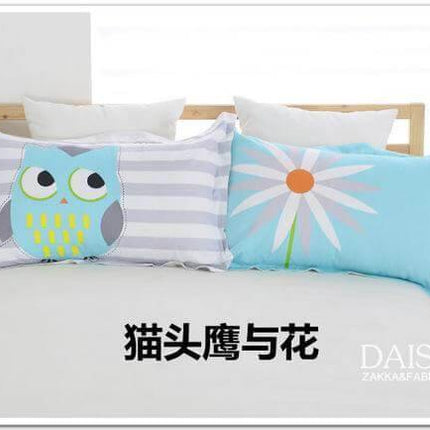 3D Cotton Cartoon Pillow Cases