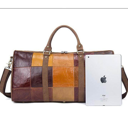 Genuine Leather Vintage High Capacity Travel Bag