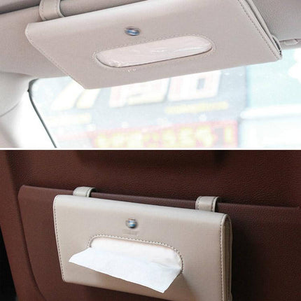 Car Sun Visor Leather Tissue Boxes