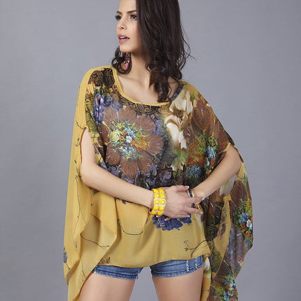 Bohemian Chiffon Vintage Blouse for Women