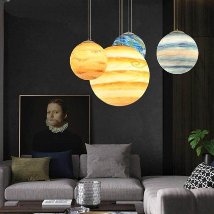 Modern Creative Universe Planet Pendant Light