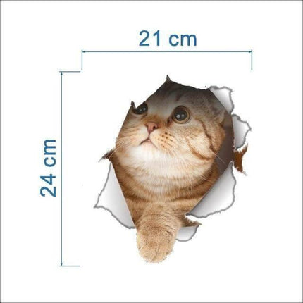 3D  Pet Wall and Bathroom Stickers