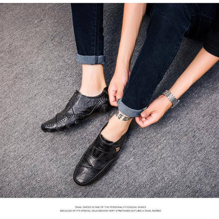 British Style Leather Men's Casual Shoes