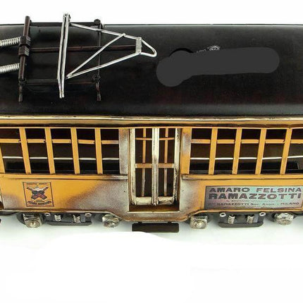 Iron Metal Italian Vintage Antique Train Craft