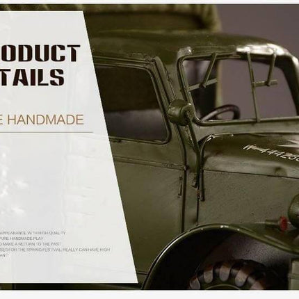 Pure Handmade Vintage WW2 Retro Military Truck