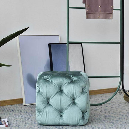 Modern Velvet Ottoman footstool