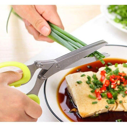 5 Layers Stainless Steel Multifunctional Kitchen Scissors
