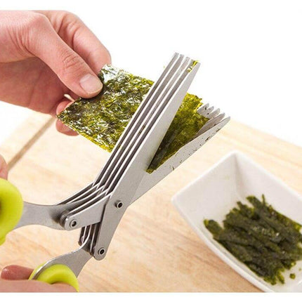 5 Layers Stainless Steel Multifunctional Kitchen Scissors
