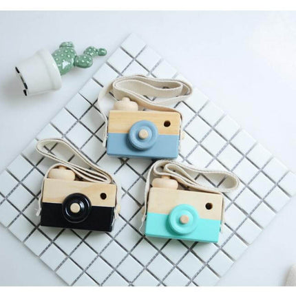 Cute Wooden Camera Hanging Camera