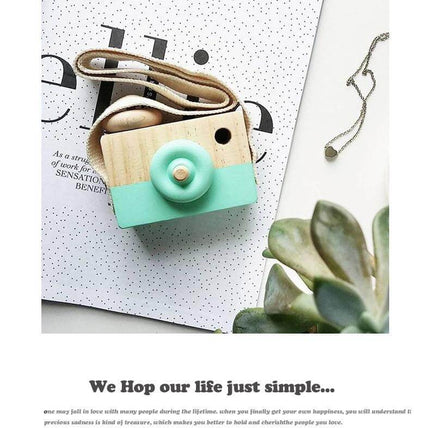 Cute Wooden Camera Hanging Camera