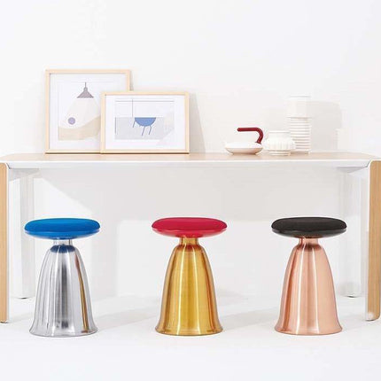 Nordic Modern Soft Metal Stool