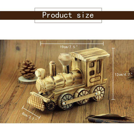 Handmade Handicrafts Wooden Locomotive