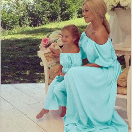 Mommy and me Long Elegant Dress