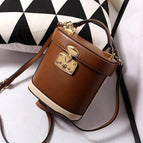 Brown with White