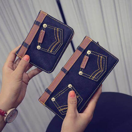 Creative Jeans Style Exquisite Women Wallet