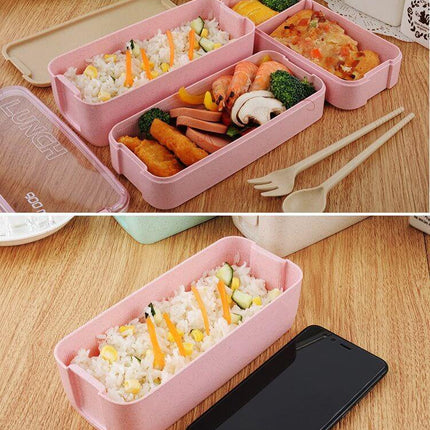 3 Layers Healthy Material Lunch Box