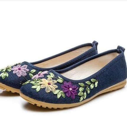 Vintage Ballerina Flat Shoes