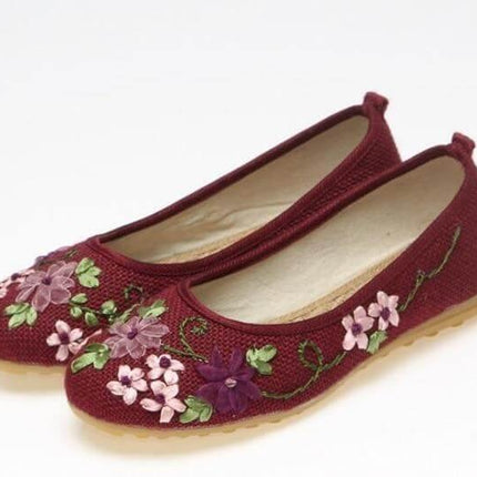 Vintage Ballerina Flat Shoes