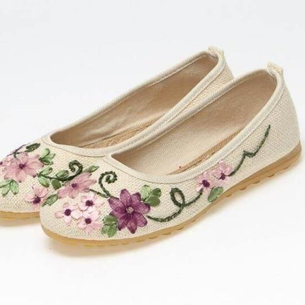 Vintage Ballerina Flat Shoes