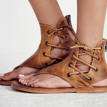 Women Vintage Gladiator Sandals Flip-Flops