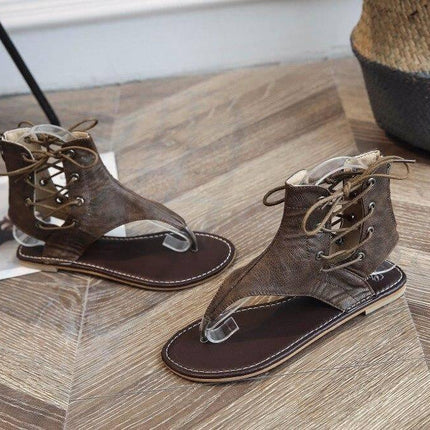 Women Vintage Gladiator Sandals Flip-Flops
