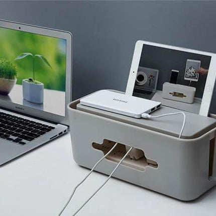 Storage Box and Organizer for Power Outlet