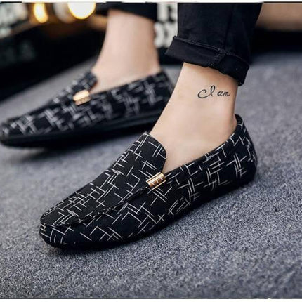 Designer Canvas Seasonal Slip-on Men Casual Shoes