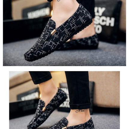 Designer Canvas Seasonal Slip-on Men Casual Shoes