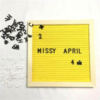 Yellow Letter Board