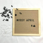 Khaki Letter Board