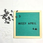 Green Letter Board
