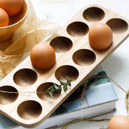 Wooden Japanese Style Egg Storage Box