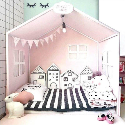 New Combination Cotton Crib Crocodile/House Pillow for Baby