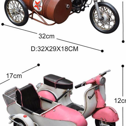 Handmade Creative Three Wheeled BMW Motorcycle