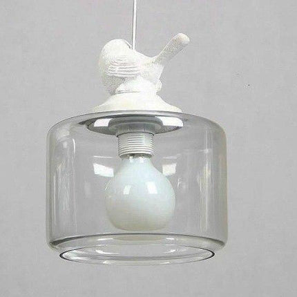 Luxury Modern Glass Shade Creative Bird Chandelier Lamp