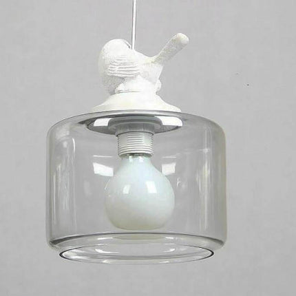 Luxury Modern Glass Shade Creative Bird Chandelier Lamp