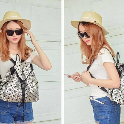 Diamond Lattice Geometric Women Purse