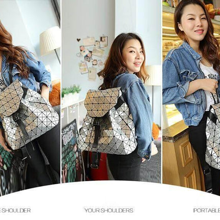Diamond Lattice Geometric Women Purse