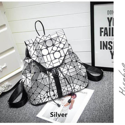 Diamond Lattice Geometric Women Purse