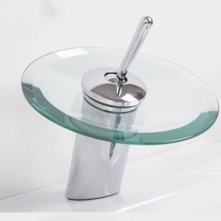 Glass Circle WaterFall Tap Faucet