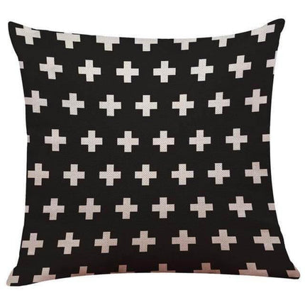 Geometrical Lovely Black and White Home Pillow Cases