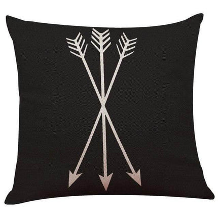 Geometrical Lovely Black and White Home Pillow Cases