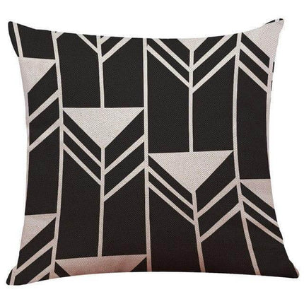 Geometrical Lovely Black and White Home Pillow Cases