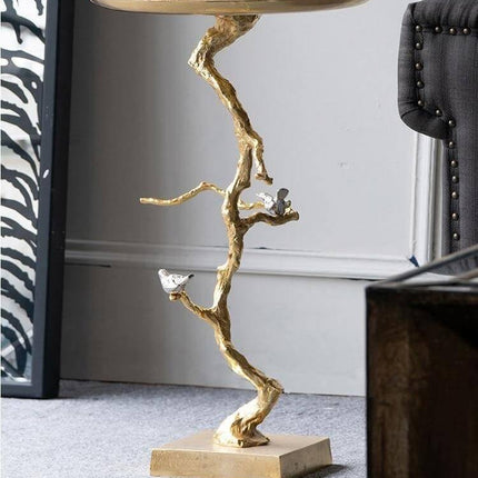 Aluminum Modern Tree Branches Coffee Side Table