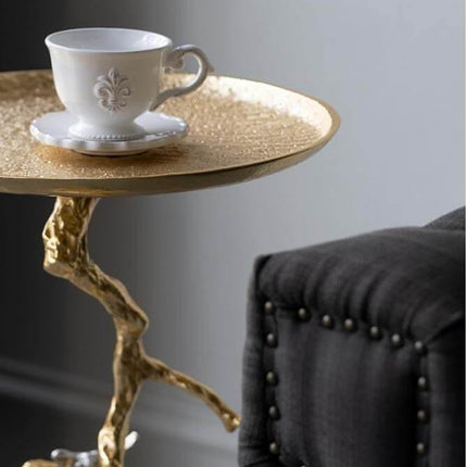 Aluminum Modern Tree Branches Coffee Side Table